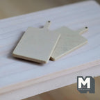 1:12 Scale Miniature Cutting Board , Kitchen Board , Chopping Board , Cheese Board , Platter Board 1-3/4 inch long (beige) (wood) - F070