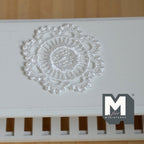 1:12 Scale Miniature White Lace Doily Dollhouse Dining Table Centerpiece Decor 1-13/16 inch dia. - F063