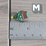 1:12 Scale Miniature Christmas Tree Cupcake Dollhouse Festive Dessert Chocolate Cake 15/16 inch dia. (resin) - G060
