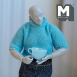 1:6 Scale Miniature Teacup and Saucer Dollhouse Kitchen Coffee Cup Set (style c) (plastic) - A023