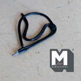 1:12 Scale Miniature Headphone Cable Decor (soft plastic) (non working) - E099