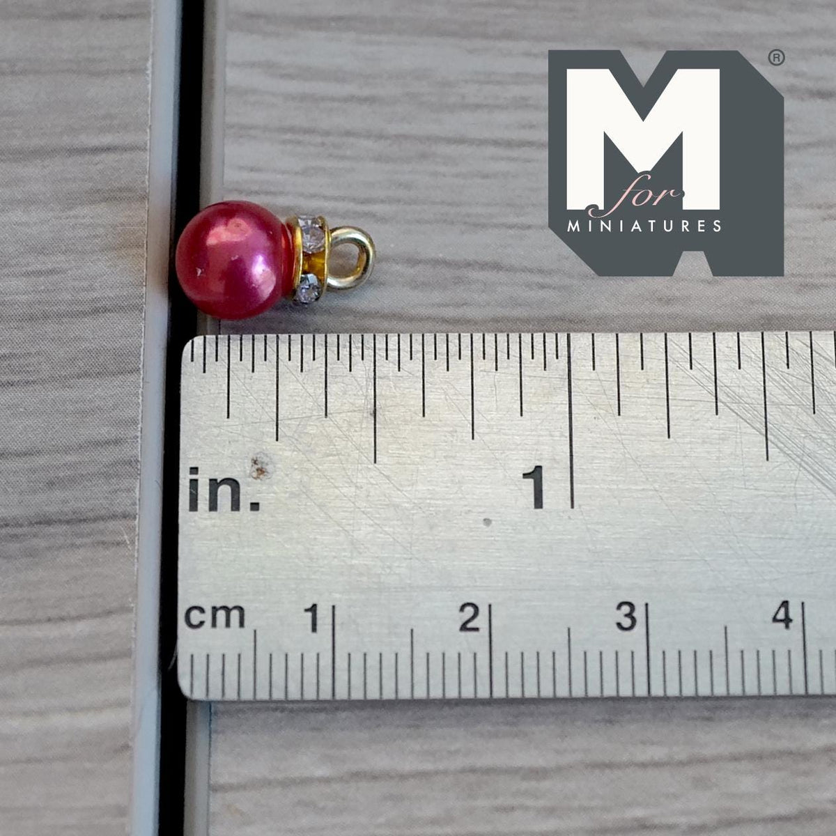 Miniature Christmas Baubles 1:12 Scale Dollhouse Ornaments Jingle Bells 5/16 inch dia. 12 Piece Pack (red green champagne) - G091