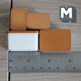 Miniature Storage Boxes Set of 4 , 1:12 Scale File Organizer Box with Lids (white brown) (plastic) - H020