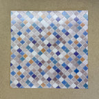 1:12 Scale Embossed Moroccan Arabesque Tile Sheet, 8-1/4 inch square, DIY Dollhouse Supply (not self-adhesive)