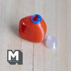 Miniature Detergent Bottle and Lid 1:12 Scale Dollhouse Laundry Room Empty Bottle Decor 1-5/16 inch tall (plastic) - F029