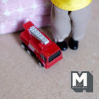 Miniature Fire Truck 1:12 Scale Fire Engine Dollhouse Playroom Decor 11/16 inch tall (resin) - G079