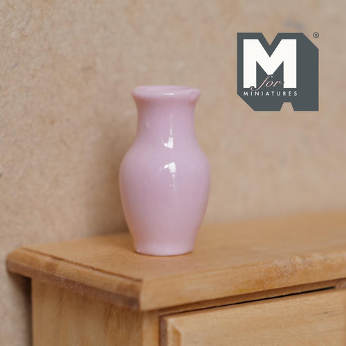 Miniature Ceramic Vase 1:12 Scale Fairy Garden Flower Vase 1-1/4 inch tall -