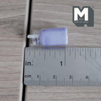 Miniature Candle in Glassware , Miniature Candle in Glass Cylinder , Miniature Candle Jar , Glass Holder Real Wax with Wick (purple) - C086