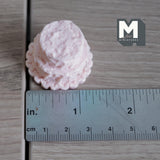 Miniature Unfinished Cake 1:12 Scale Mid Prep Cake Dollhouse Dessert Crumb Coat Cake 15/16 inch tall (pink) (resin) -
