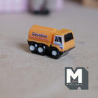 Miniature Fuel Tanker 1:12 Scale Petrol Tanker Truck Oil Tanker Dollhouse Playroom Decor 11/16 inch tall (resin) - G079