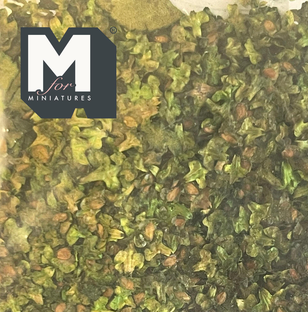 1:12 Scale Miniature Mixed Foliage Tree Leaves in a Bag, 6.5 sq inch Coverage, Dollhouse Craft Supply (color E)