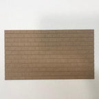 1:12 Scale Miniature Square Roof Tile Sheet, 8-11/16 x 4-13/16 inch, DIY Dollhouse Supply