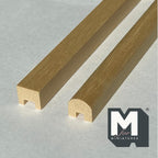 1:12 Scale Miniature Dollhouse Porch Rail Set with Top and Bottom Rails, 4 Pieces, 18 inch long