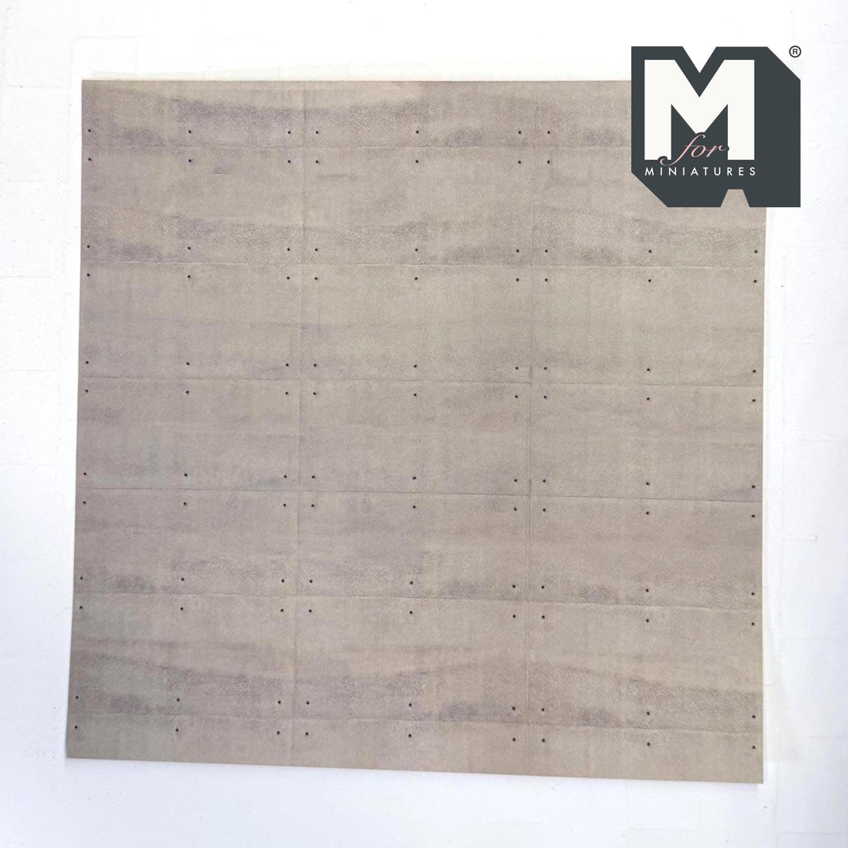 1:12 Scale Miniature Embossed Concrete Panel Wall Sheet, 8-1/4 x 8-1/4 inch, DIY Dollhouse Supply (not self-adhesive)