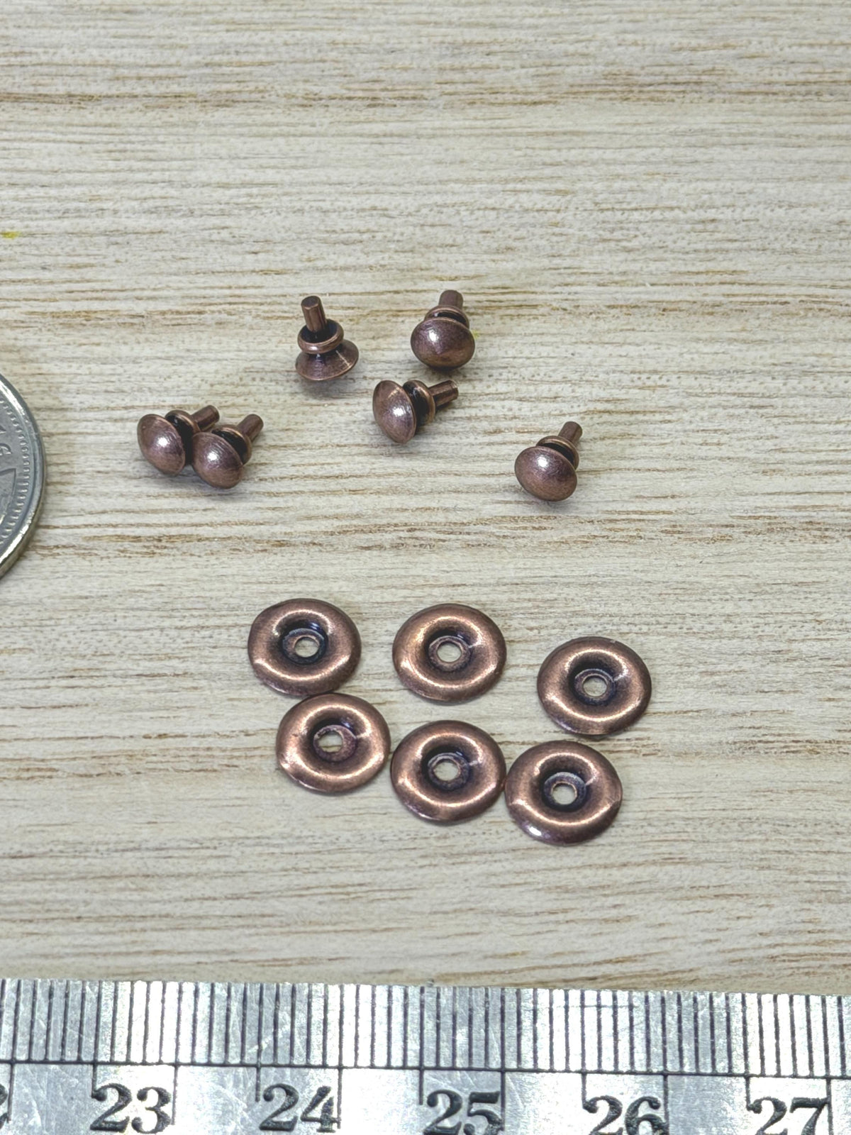 1:12 Scale Miniature Round Cabinet Pulls Dresser Knobs Drawer Pulls Door Knobs 6 Piece Pack Dollhouse Supply
