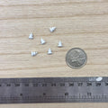 1:12 Scale Miniature White Round Cabinet Pulls Dresser Knobs Drawer Pulls Door Knobs 6 Piece Pack Dollhouse Supply