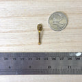1:12 Scale Miniature Door Handle Bar Dollhouse Supply (copper)