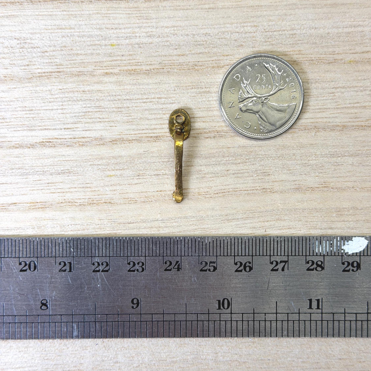 1:12 Scale Miniature Door Handle Bar Dollhouse Supply (copper)