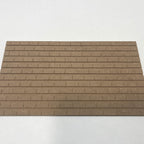1:12 Scale Miniature Square Roof Tile Sheet, 8-11/16 x 4-13/16 inch, DIY Dollhouse Supply