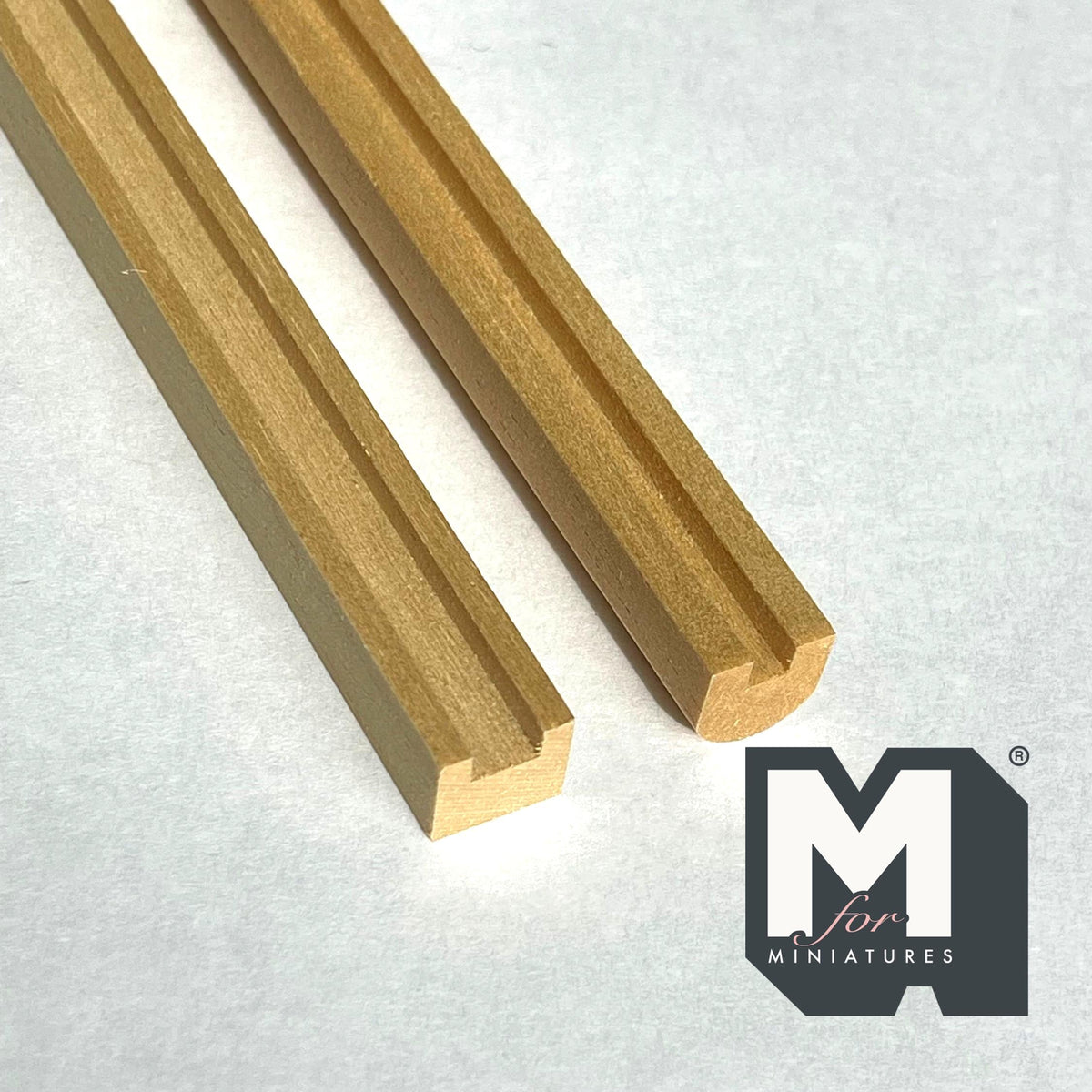 1:12 Scale Miniature Dollhouse Porch Rail Set with Top and Bottom Rails, 4 Pieces, 18 inch long