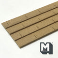 1:12 Scale Miniature Square Roof Tile Strip, 14-1/16 inch long, DIY Dollhouse Supply