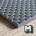 1:12 Scale Fish Scale Roof Shingle Foam Board, 15-3/4 x 7-7/8 inch, DIY Dollhouse Supply