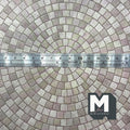 1:12 Scale Embossed Circular Cobblestone Paving Sheet, 8-1/4 inch square, DIY Dollhouse Supply (not self-adhesive) (gray)