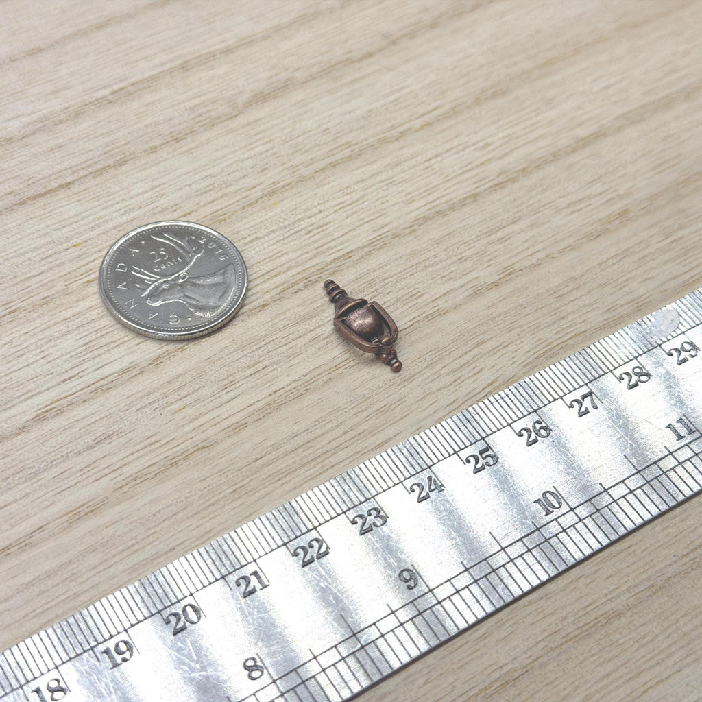 1:12 Miniature Door Knocker, Door Hammer, Door Rapper, Door Clapper, Door Beater Dollhouse Supply (antique copper)