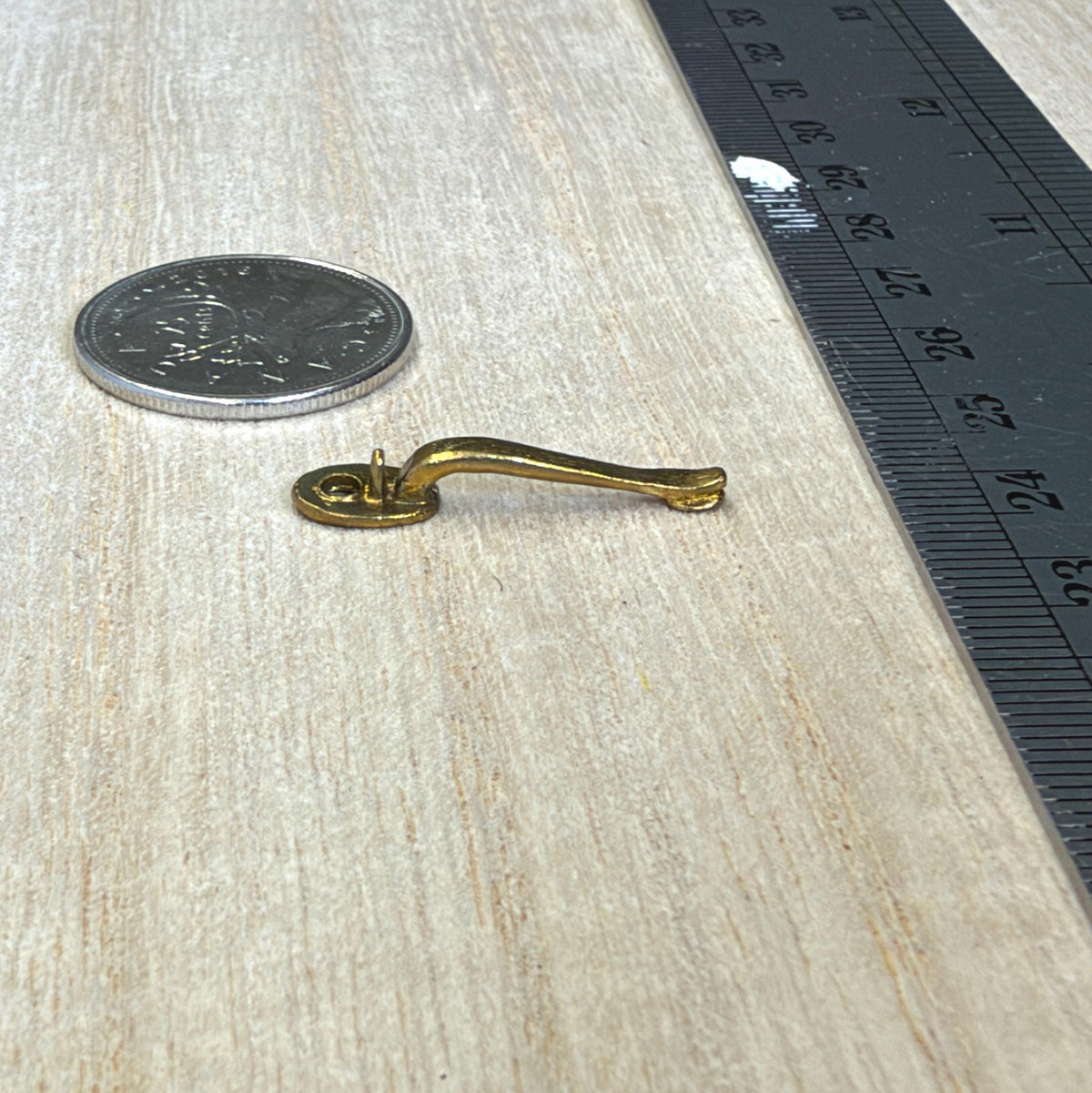 1:12 Scale Miniature Door Handle Bar Dollhouse Supply (copper)