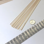 Wood Strips Dollhouse Door Trim Window Casing Set of 12 , 1/32" x 3/32" x 12" inch long each