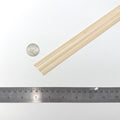 Wood Strips Dollhouse Supplies Door Trim Window Casing Set of 12 , 1/32" x 1/16" x 12" inch long each