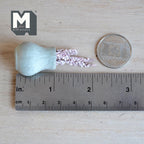 Miniatura in scala 1:12 vaso monofiore di argilla con rami fioriti, invecchiato, alto 1-7/8 inch, decorazione per casa delle bambole (azzurro)